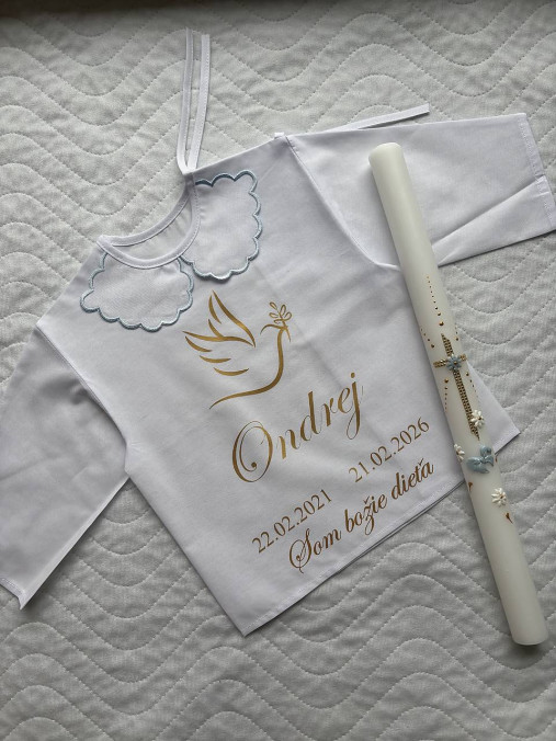 Krstná košieľka, Krstná svieca alebo Set ku krstu