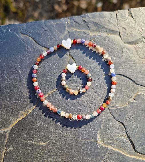 Prstene - Prsteň*spinel*srdiečko*pozlátené Ag - 18228416_