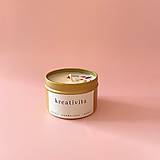 Sviečky - Prírodná sviečka KREATIVITA – Neroli • Mandarínka • Pačuli - 18228278_