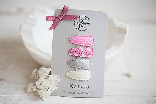 Detské doplnky - Sponky do vlasů v setu - 18230015_