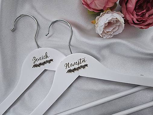Nábytok - Svadobné vešiaky - 18230063_