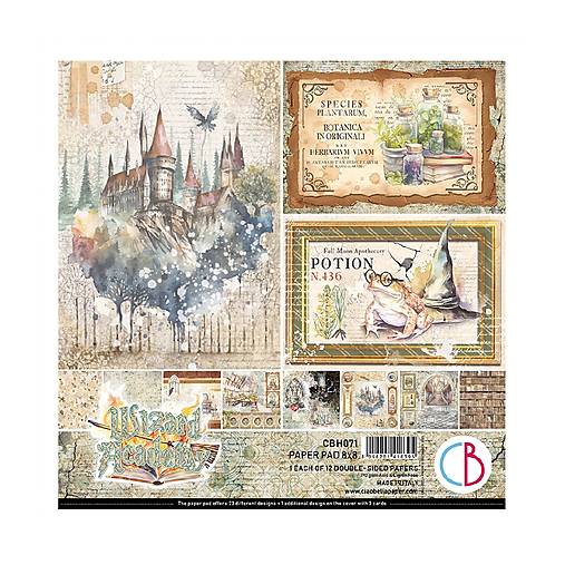 Papier - Ciao Bella Wizard Academy scrapbook papier 8x8 - 18230384_