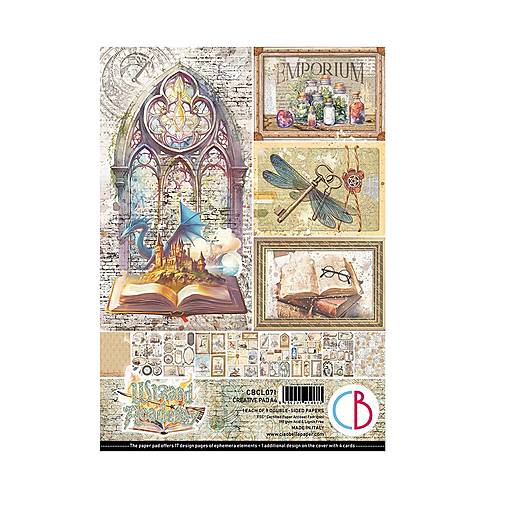 Papier - Ciao Bella Wizard Academy scrapbook papier A4 - 18230494_