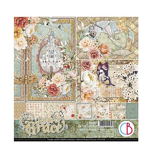 Papier - Ciao Bella Reign of Grace scrapbook papier 8x8 - 18231301_