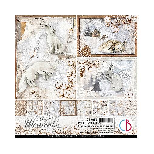 Papier - Ciao Bella scrapbook papier 8x8 Cozy Moments - 18231364_
