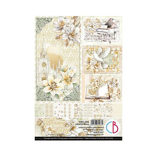 Papier - Ciao Bella Blessing Day scrapbook papier A4 - 18232145_