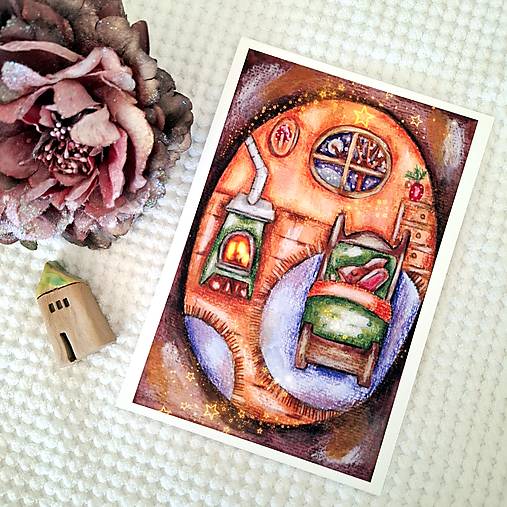 U myšky je útulne :) / artprint