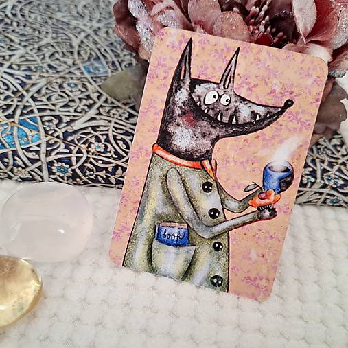 Vĺčkova pauzička / väčšia nálepka