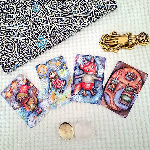 Útulná zima / sada nálepiek