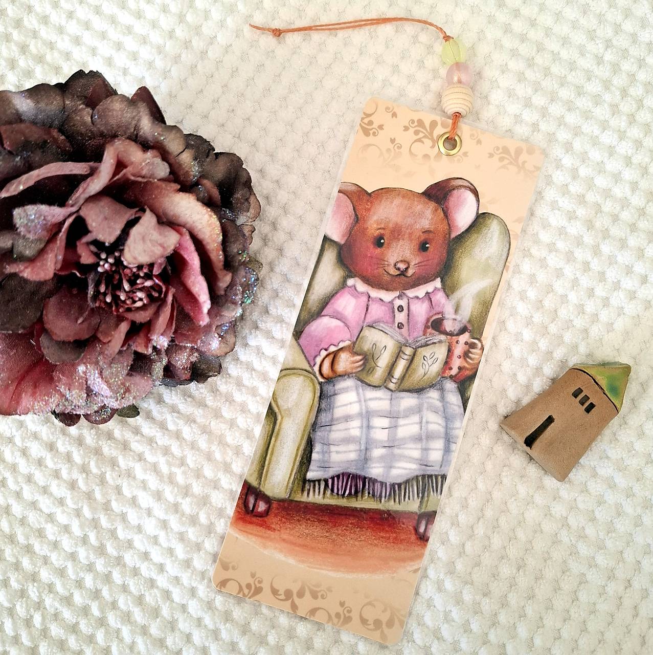 Čítanie s myškou - knižná záložka