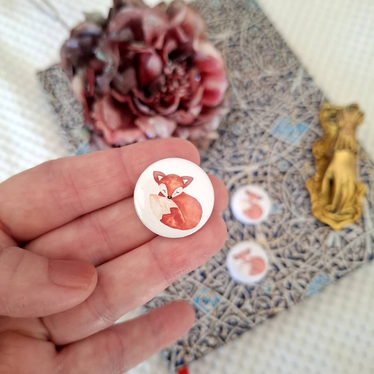 Lišiatko - brošnička 25 mm