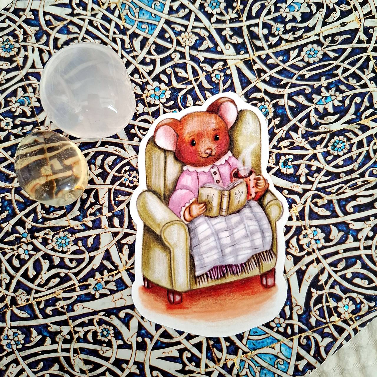 Čítanie s myškou / väčšia nálepka