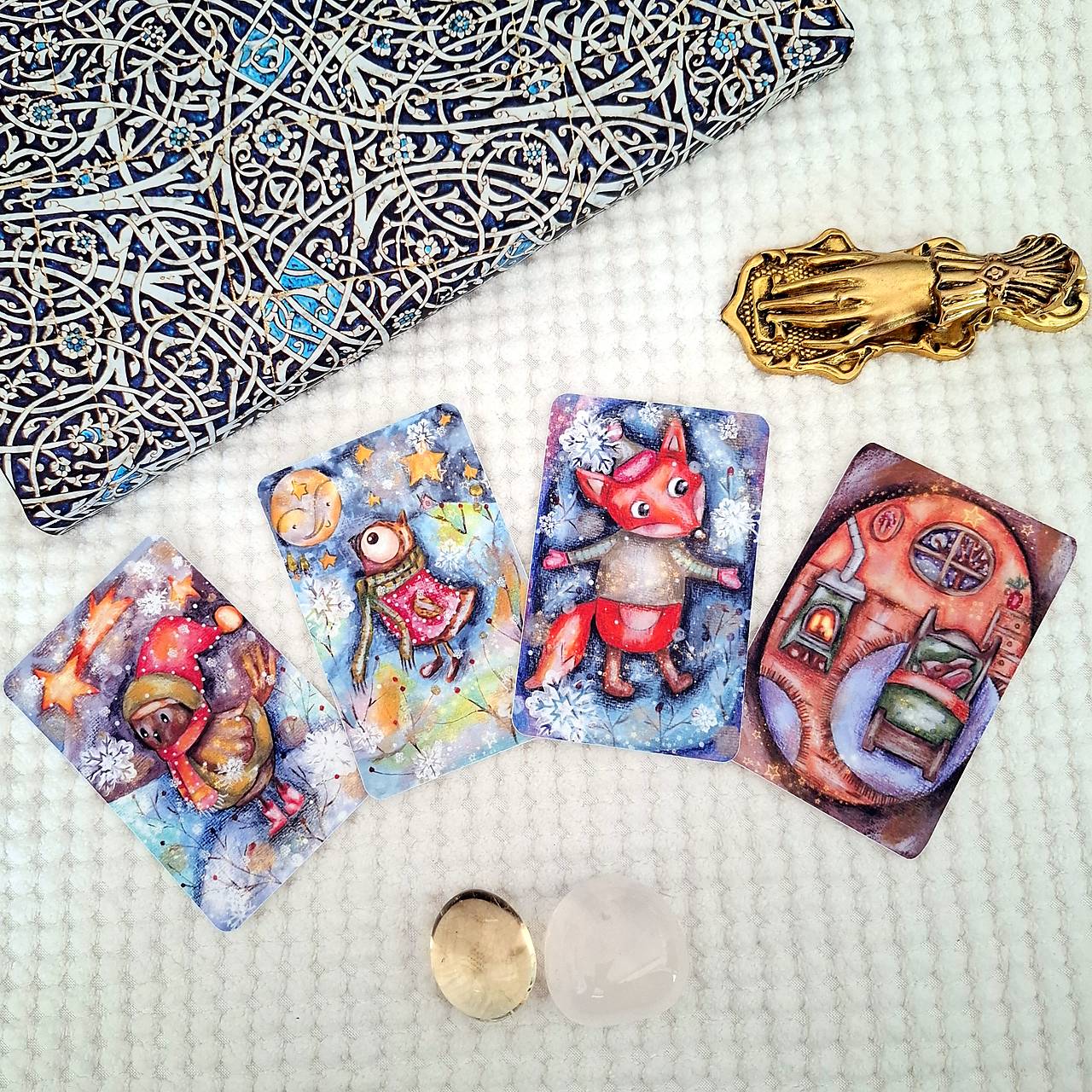 Útulná zima / sada nálepiek