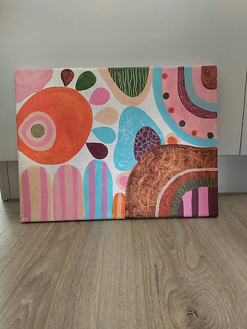 Obrazy - Autorská maľba „Energia života“ – Experimentálny abstraktný unikát - 18231202_