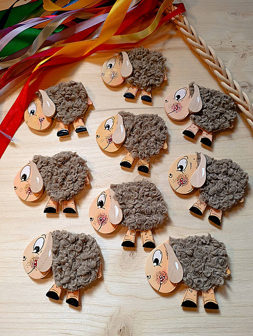 Magnetky - Magnetka - ovečka - 18230611_