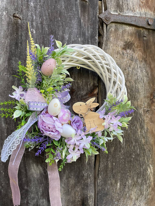 Dekorácie - Veľkonočný veniec - 18230662_