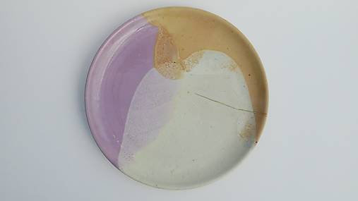 Dekorácie - Spomienka v zlate – kintsugi opravený tanier - 18230997_
