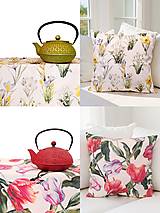 Úžitkový textil - Obliečka na vankúš Jar, 40x40cm - 18231011_