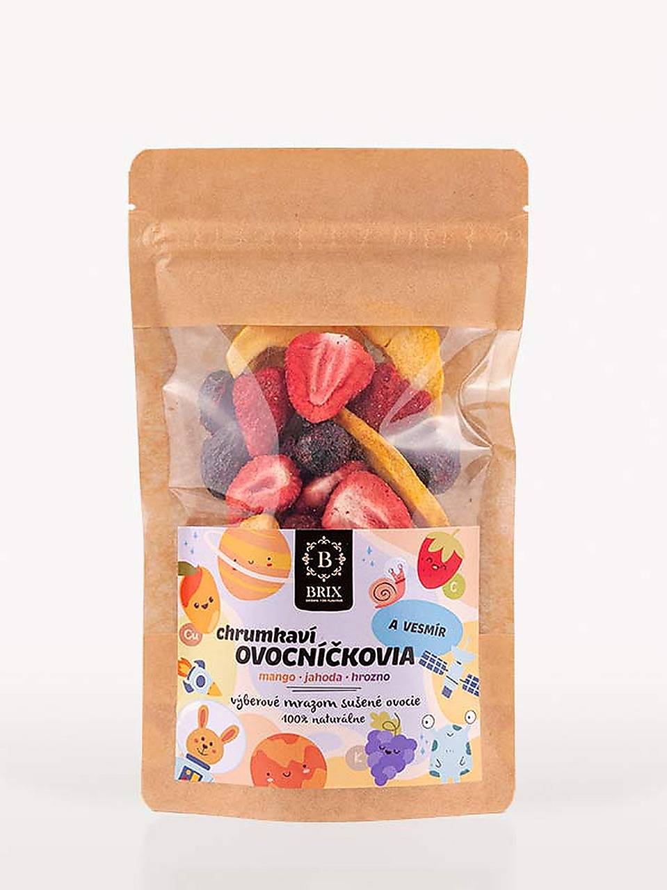 Ovocníčkovia a vesmír – mango, jahoda, hrozno (40 g)