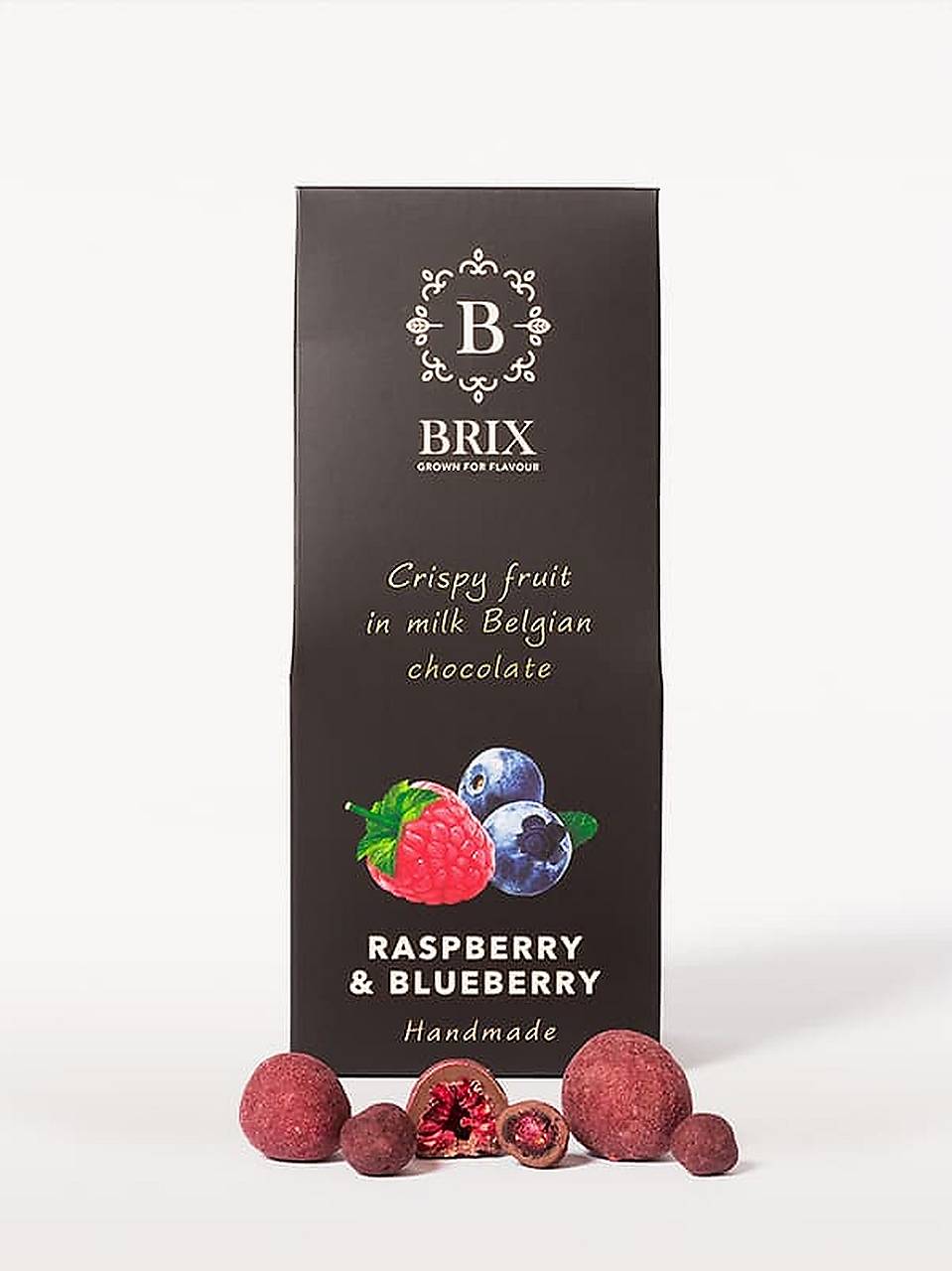 Malina a čučoriedka v mliečnej čokoláde (80 g)