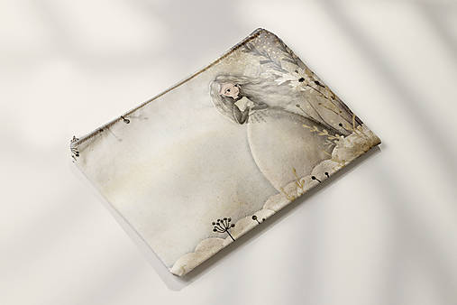 Taštičky - Peračník / puzdro / kozmetická taštička s autorskou ilustráciou (Víla Lenka Trpezlenka) - 18230858_