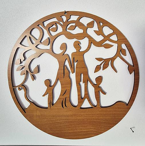 Dekorácie - rodina - závesná dekorácia - 18231109_