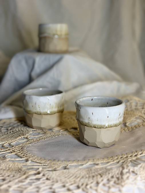 Espresso hrnček Raw Gem Sand Drip