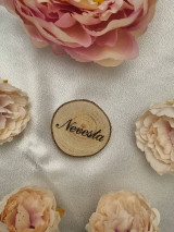 Úložné priestory & Organizácia - Drevené menovky  (Dizajn č.8) - 18230088_