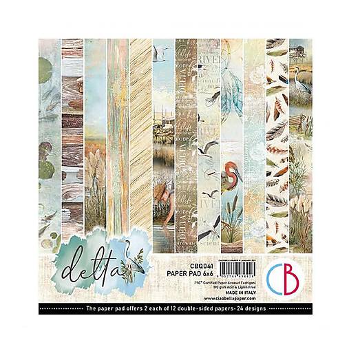 Papier - Scrapbook papier 6x6 Delta - 18232554_