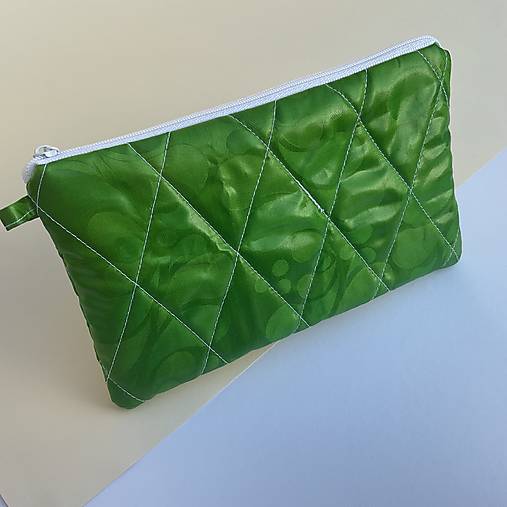 Peňaženky - Brocat Luxe Mini Wallet  II — malá peňaženka z brokátu (Kivi Mojito) - 18232683_