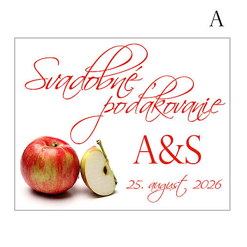 Etiketa na Jablkovicu