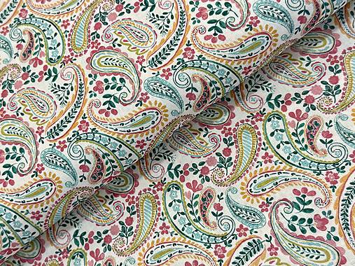 100% BAVLNA / KAŠMÍROVÝ VZIOR