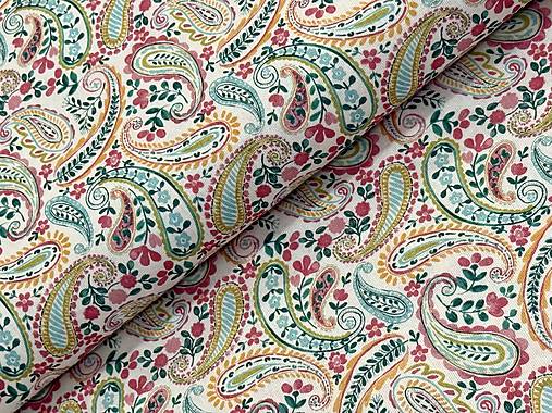 100% BAVLNA / KAŠMÍROVÝ VZIOR