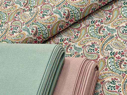 100% BAVLNA / KAŠMÍROVÝ VZIOR