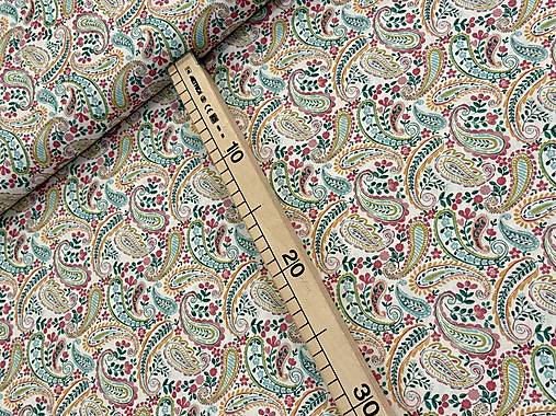 100% BAVLNA / KAŠMÍROVÝ VZIOR