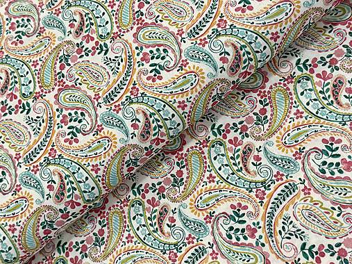 100% BAVLNA / KAŠMÍROVÝ VZIOR