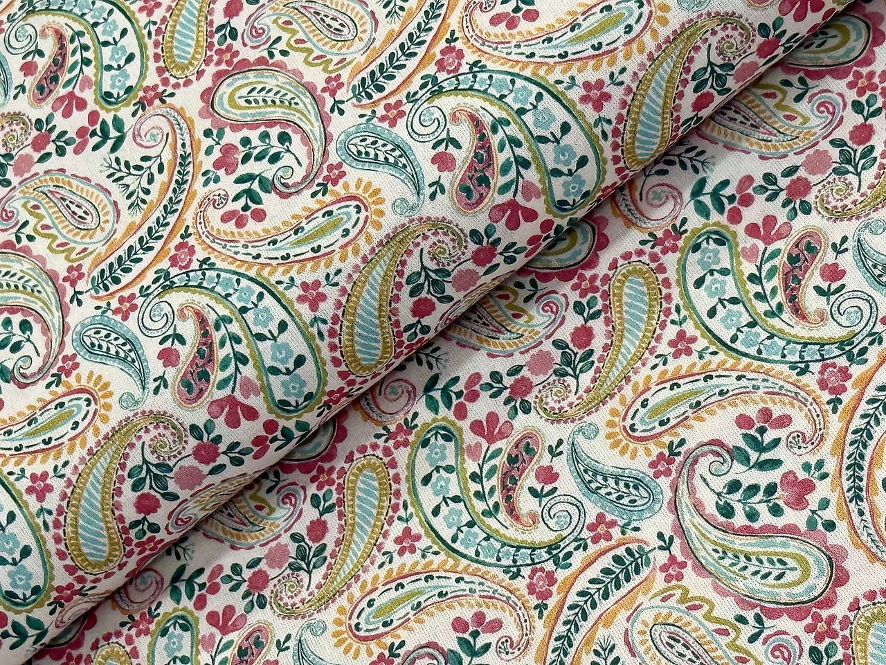 100% BAVLNA / KAŠMÍROVÝ VZIOR