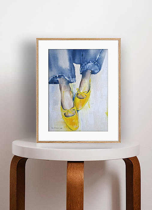 Obrazy - Sunshine shoes - originál - 18234248_