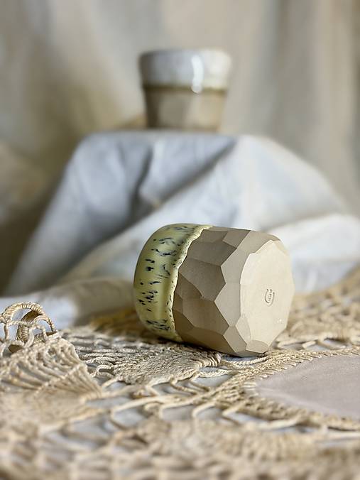 Espresso hrnček Raw Gem Lime Speckle