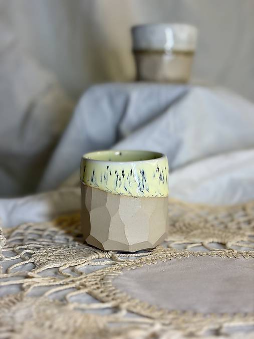 Espresso hrnček Raw Gem Lime Speckle