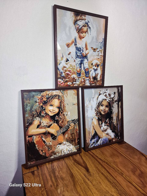 Obrazy - Sada troch rozkošných obrazov - 18236324_