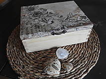Úložné priestory & Organizácia - Krabička na čaj, šperkovnice - Květiny - 18234940_