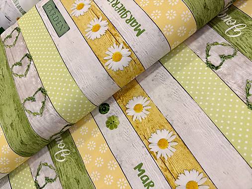 100% BAVLNA / MARGARETKY V PÁSOCH