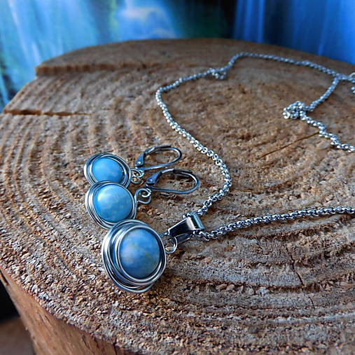 Sady šperkov - Souprava - Krása a jednoduchost kamene - 18235602_