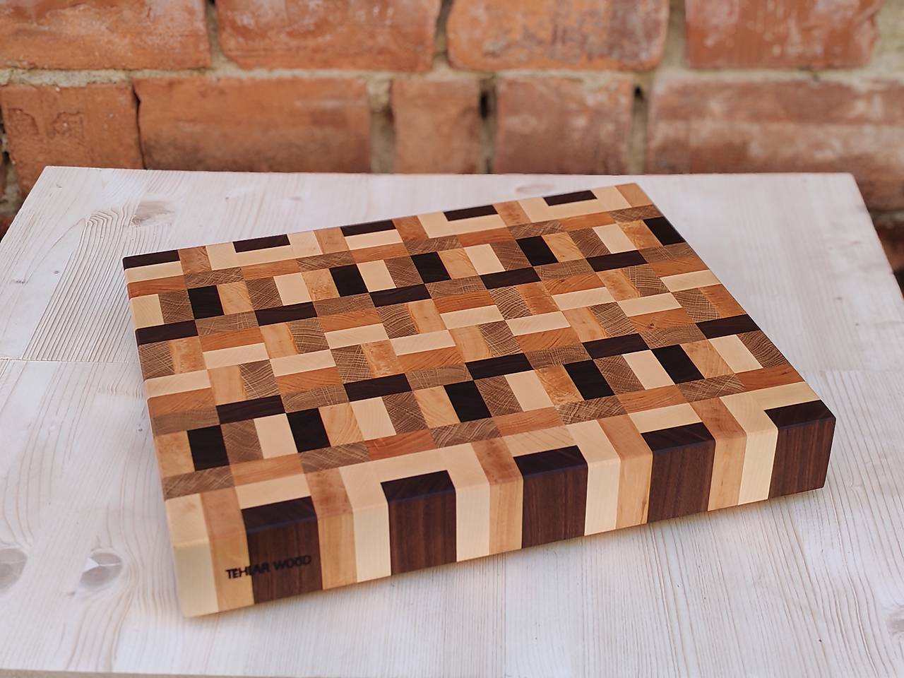 Príbory, varešky, pomôcky - Masívna doska - blok na krájanie  - 18234267_