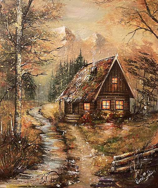 Obrazy - Prvý sneh - 18236042_