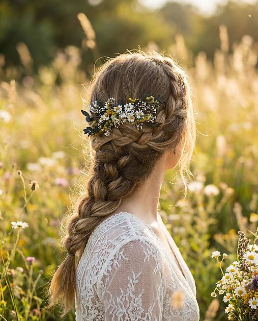 Kvetinový  hrebienok "stopy v tráve" - parvifolia