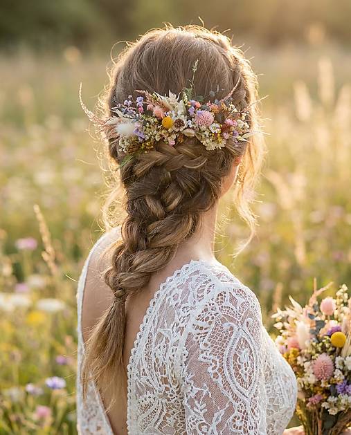 Kvetinový hrebienok "dlaňami po duši"