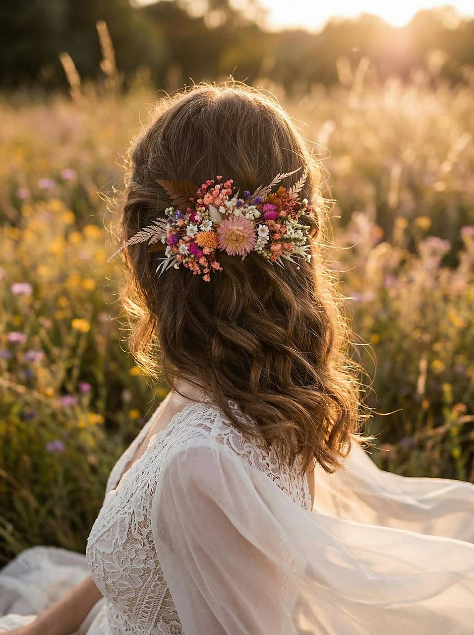 Kvetinový hrebienok "v rytme letných dní"