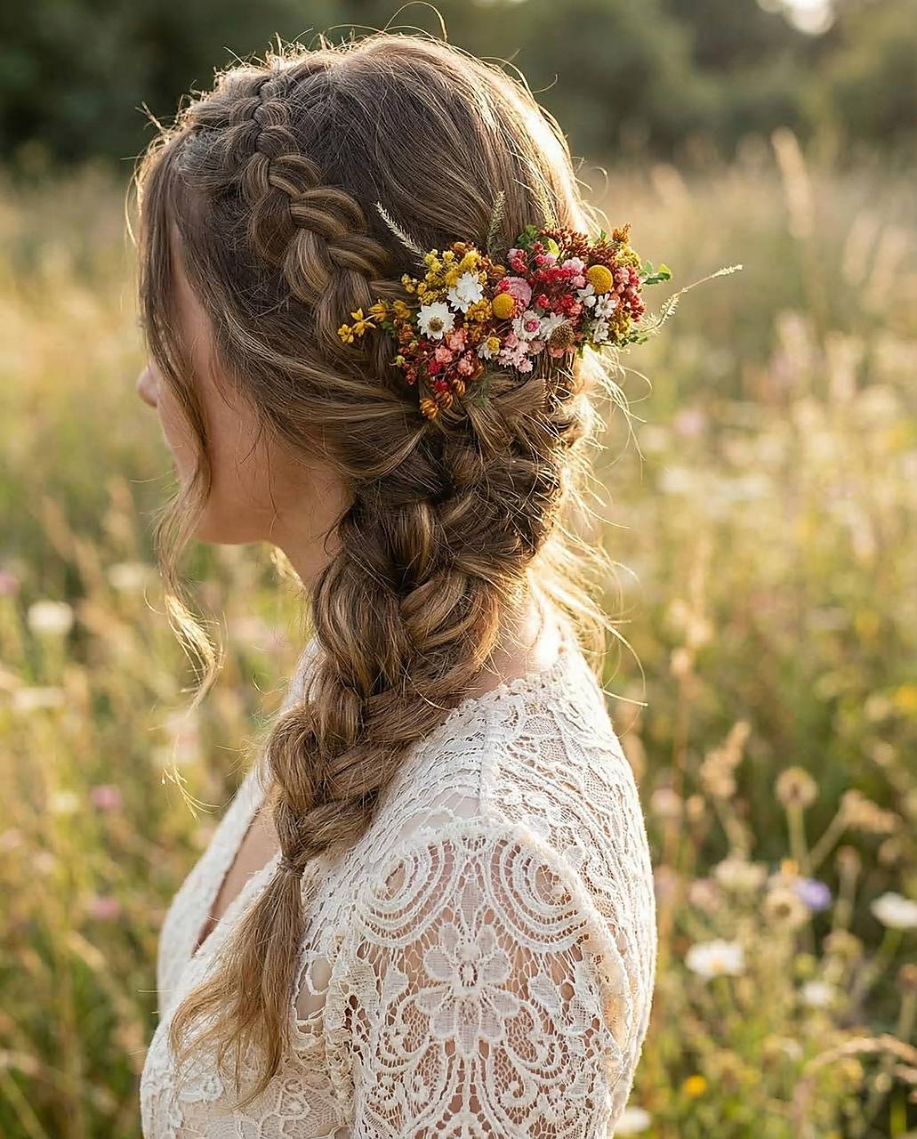 Kvetinový hrebienok "spomienky na letné lásky"